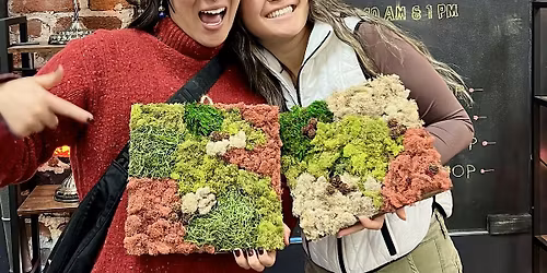 Botanical Moss Wall Art Workshop at San Jose