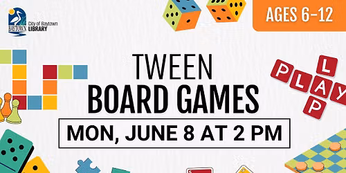 Tween Board Games