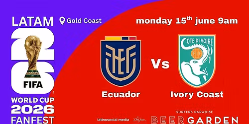 Ecuador Vs Ivory Coast FIFA World Cup 2026 Fanfest
