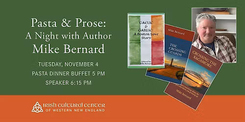Pasta & Prose: A Night with Author Mike Bernard