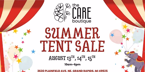 Summer Tent Sale 