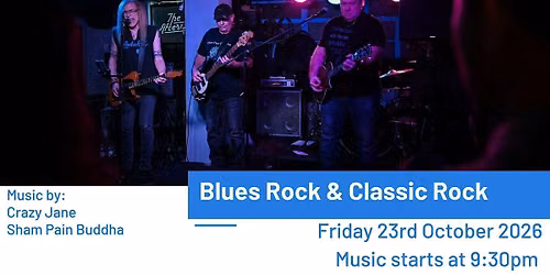 Live Music: Blues Rock & Classic Rock
