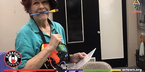 Live painting - Sherrie Riley, Artown event