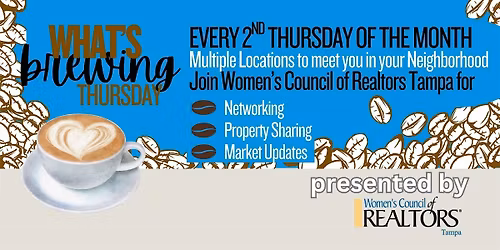 What's Brewing Thursday Monthly Real Estate Networking-Lutz