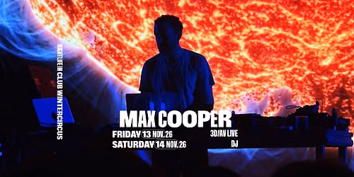 Max Cooper: DJ \u2022 Club Wintercircus