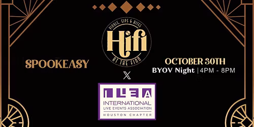 ILEA Houston X  HiFi Spookeasy (BYOV) Bring Your Own Vinyl Event