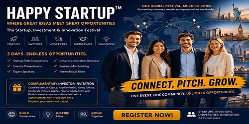 HAPPY STARTUP\u2122 \u2013 Connecting Startups, Investors & Universities | San Diego