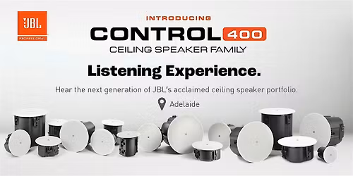 JBL Control 400 Ceiling Speaker Family launch, Adelaide