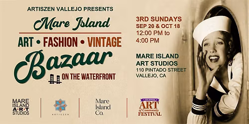 Mare Island Art \u2022 Fashion \u2022 Vintage Bazaar, Sep 20, 2026