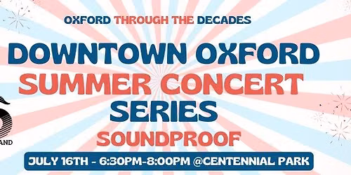 Summer Concert Series featuring Motown Hits w\/ Soundproof!