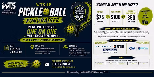 WTS-IE Pickleball Fundraiser