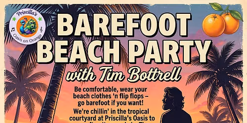 BAREFOOT BEACH PARTY - Kick your shoes off & enjoy the acoustic show!