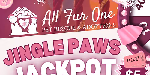 Jingle Paws Jackpot 50\/50 - All Fur One Pet Rescue & Adoptions