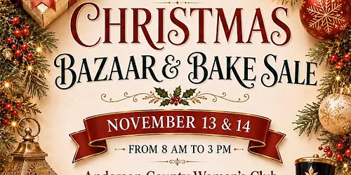 Annual Christmas Bazaar and Bake Sale