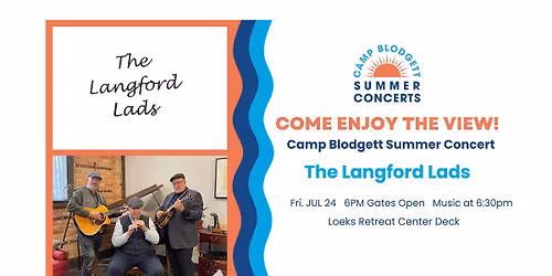 Camp Blodgett Summer Concerts - The Langford Lads