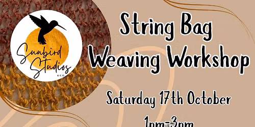 String Bag Weaving Workshop SUNBIRD STUDIOS AIRLIE BEACH