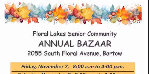 Floral Lakes Annual Bazaar