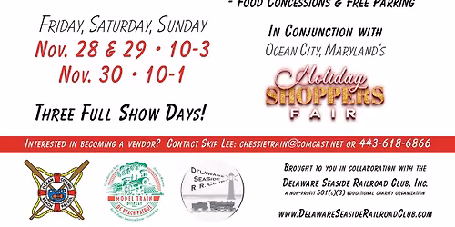 Eastern Shore Train, Toy & Hobby Show