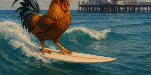 Roosters Rock The Drop In The Ocean, Eastbourne