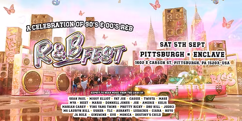 R&B Fest Is Coming To Pittsburgh!