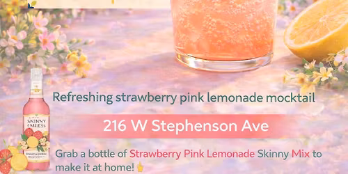 Sunset Social - Strawberry Pink Lemonade, Love and Laughter 