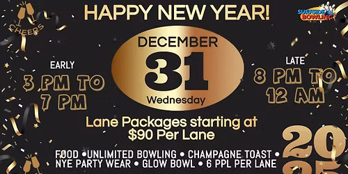 New Year's Eve at Surfside Bowling Center