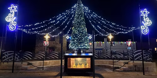 Amlwch Port Christmas Lights Switch on