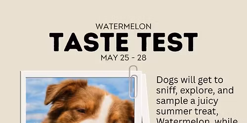 \ud83c\udf49 Watermelon Taste Test (May 25\u201328)