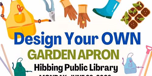 Kids Class Design your own Garden Apron