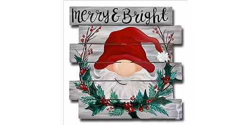 A Cute Christmas Gnome - Paint and Sip in Denver | Classpop!\u2122