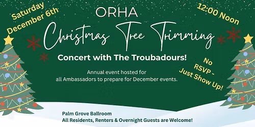 Ambassador's Annual Tree Trimming Party