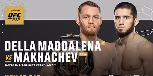 UFC 322 Torrance: Makhachev vs Maddalena