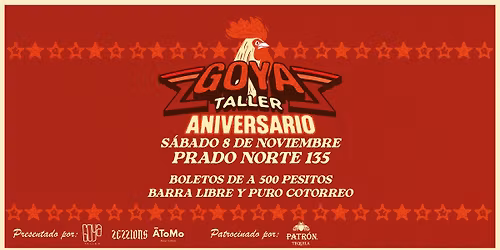 GOYA TALLER: ANIVERSARIO