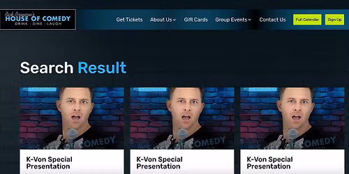 Comedian K-von in Minneapolis (House of Comedy in MOA) 3\/12-15