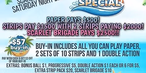 Saturday strip special