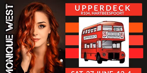 MONIQUE WEST @ UPPERDECK FAMILY RESTAURANT,  R104, HARTBEESPOORT 