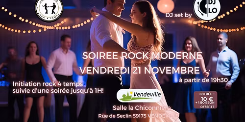 Soir\u00e9e ROCK 4T \u00e0 la Chiconni\u00e8re \u00e0 Vendeville