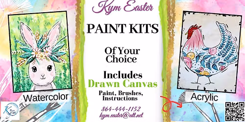 Choose your paint kit class with Kym