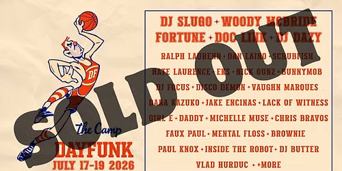 Camp DayFunk 2026 : July 17-19 - SOLD OUT!