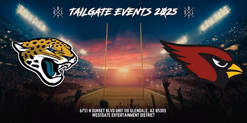 NFL Tailgate at Salt Westgate - Jacksonville Jaguars vs. Cardinals 2025