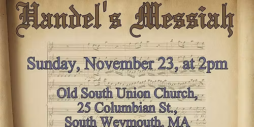 The Fine Arts Chorale presents Handel's Messiah