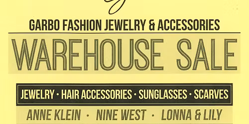 Spring 2026 Warehouse Sale