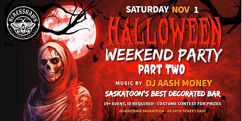 Blackshaws Halloween Part 2 Saturday Nov 1st