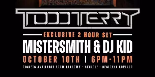 Leithienda Proudly Presents - TODD TERRY - (Exclusive 2 Hour Set)