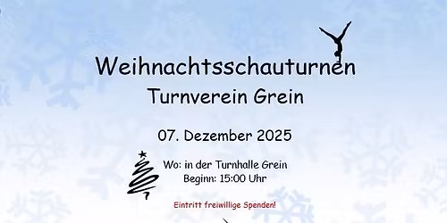 Weihnachtsschauturnen 2025