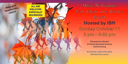 Fall Move N' Groove Urban Line Dance Event