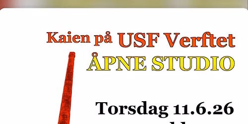 Sommer\u00e5pne studio p\u00e5 Kaien Usf Verftet