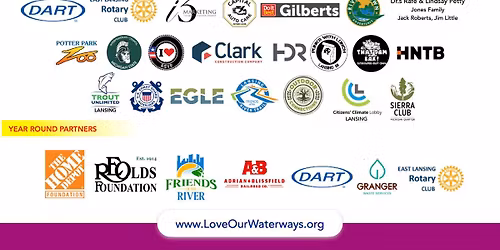 Michigan Waterway Stewards River Cleanup at Potter Park Zoo