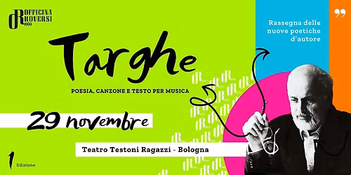 Targhe Officina Rovesi: Rassegna delle nuove poetiche d'autore