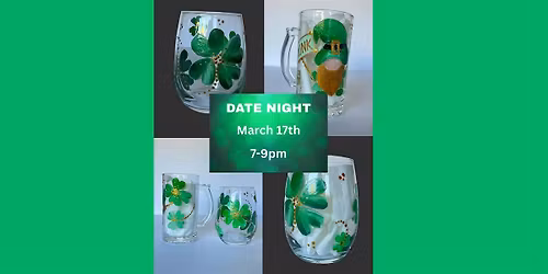 Lucky in Love: St. Patrick\u2019s Sip & Paint Night